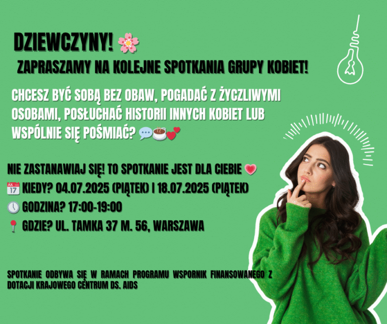 Wspornik – grupa dla kobiet – terminy w lipcu