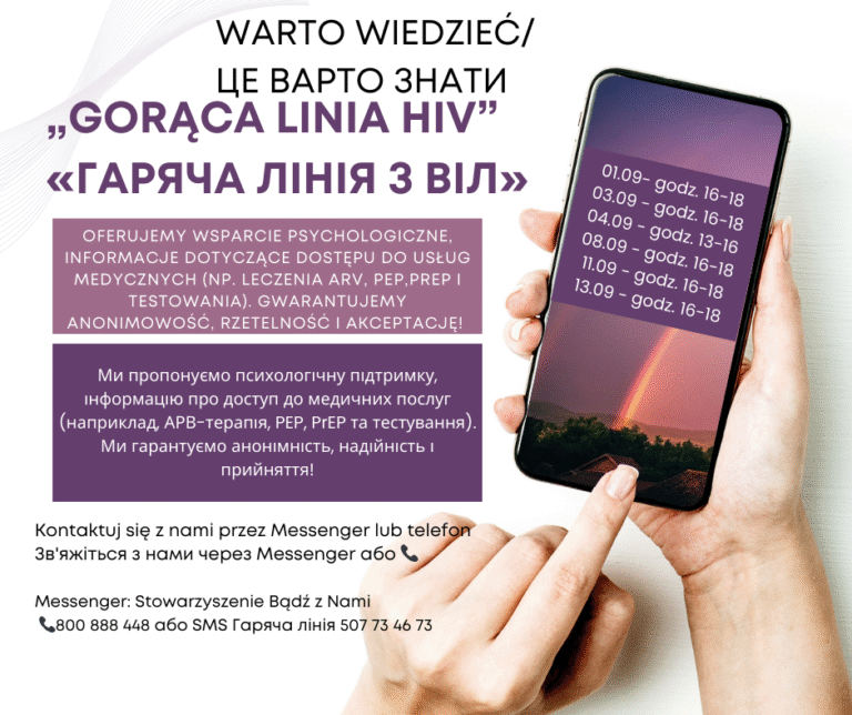 Gorąca linia HIV – wrzesień 2025