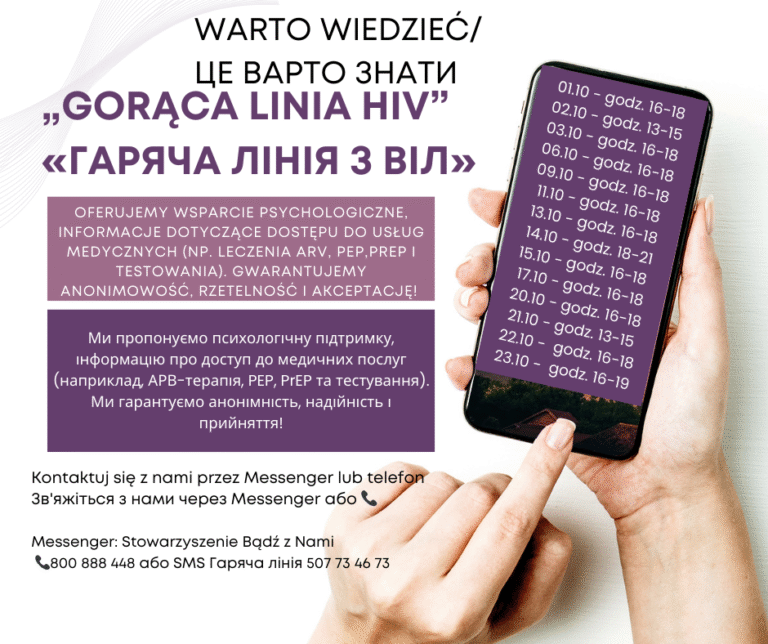 „Gorąca linia HIV” /«Гаряча лінія з ВІЛ»
